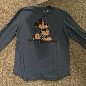 Official Disney merch, long sleeve baseball tee 50th anniversary collection